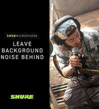 Shure SM58S Vocal XLR Microphone (With On/Off Switch) Black