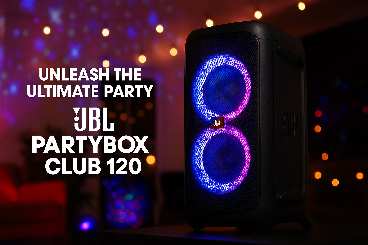 Unleash the Ultimate Party with JBL PartyBox Club 120 – Sound, Lights & Vibes