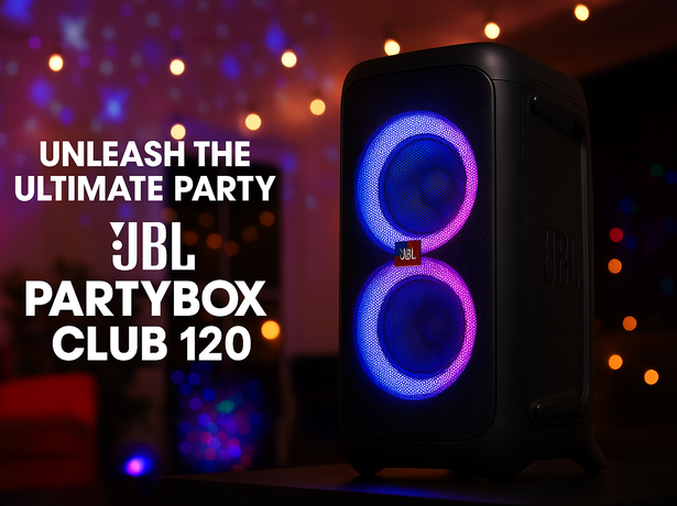 Unleash the Ultimate Party with JBL PartyBox Club 120 – Sound, Lights & Vibes